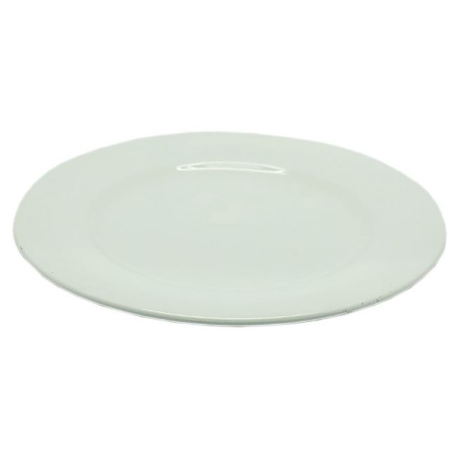 Plato redondo porcelana  6" - Blanco