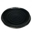 PLAT. RED. 21,5CM MELAM. "negro". (8008)