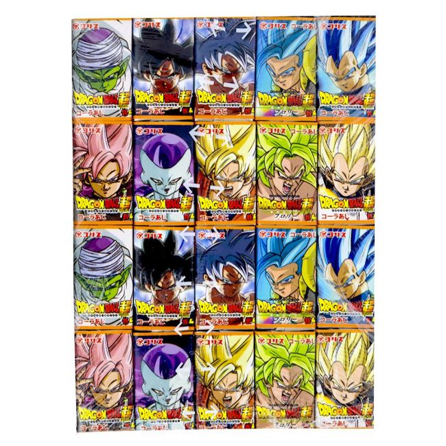 Chicles de dragon ball super (CORIS) 60 unidades