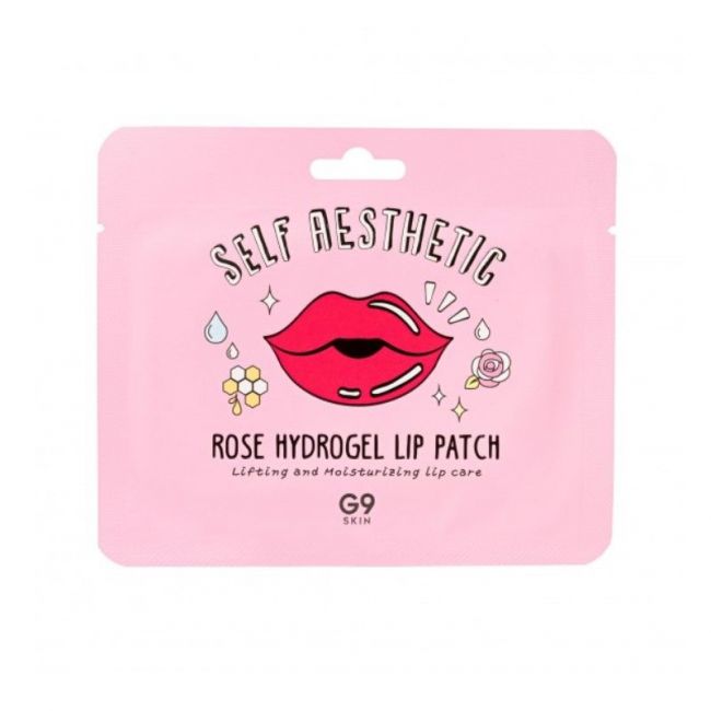 Parche de hidrogel de rosa para labios Self Aesthetic