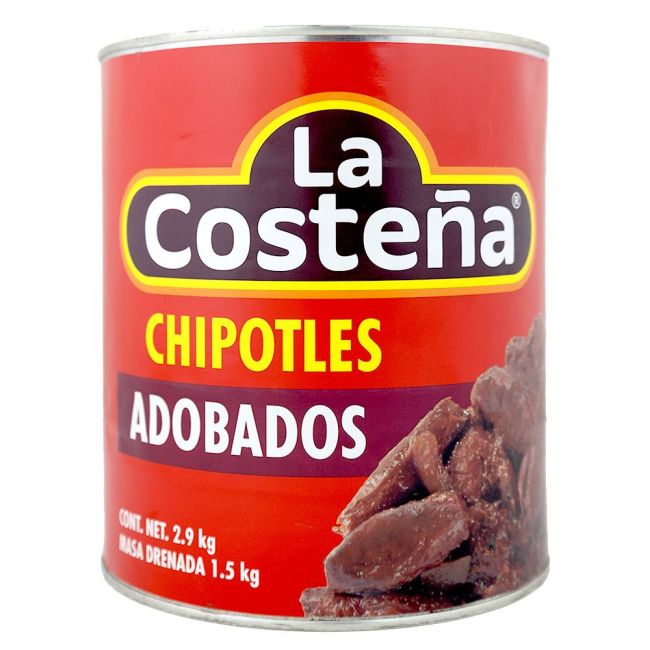 Chipotles en adobo lata (LA COSTEÑA) 3kg