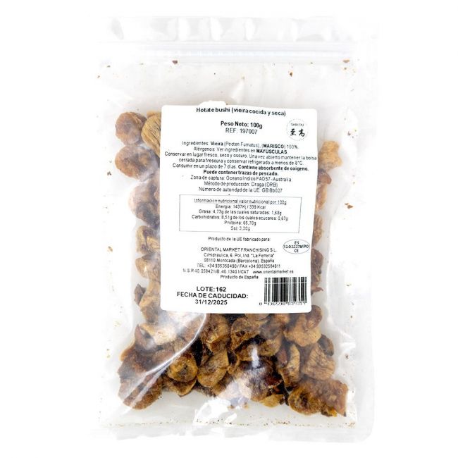 Hotate bushi vieira cocida y seca (SHIKOU) 100g