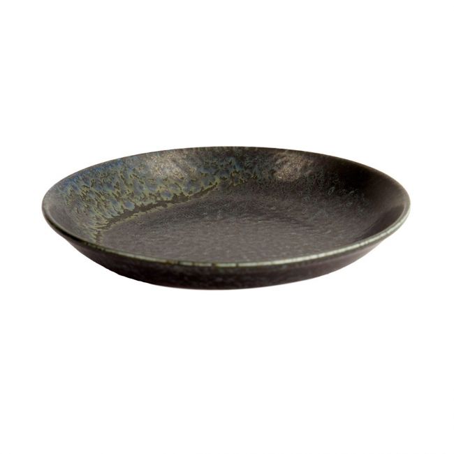 Plato redondo 17x3cm modelo: Onyx Noir