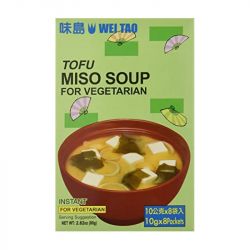 Imagén: Sopa Miso Vegetariana (WEI TAO) 80g (8 sobres)