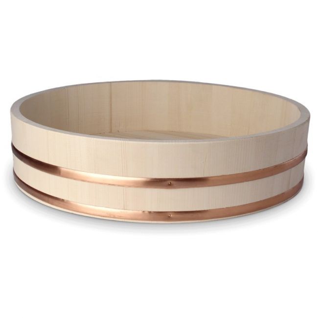 Hangiri para sushi. Medida: 27x7,5 cm