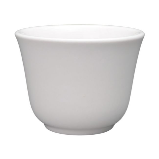 Taza Porcelana de té Blanca 8x6cm.