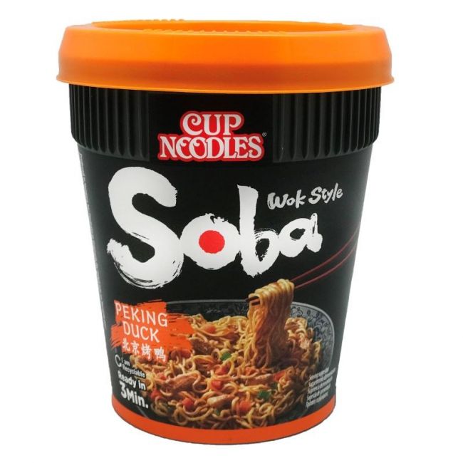 Tallarines Cup Soba Pato Pekín (NISSIN) 87g