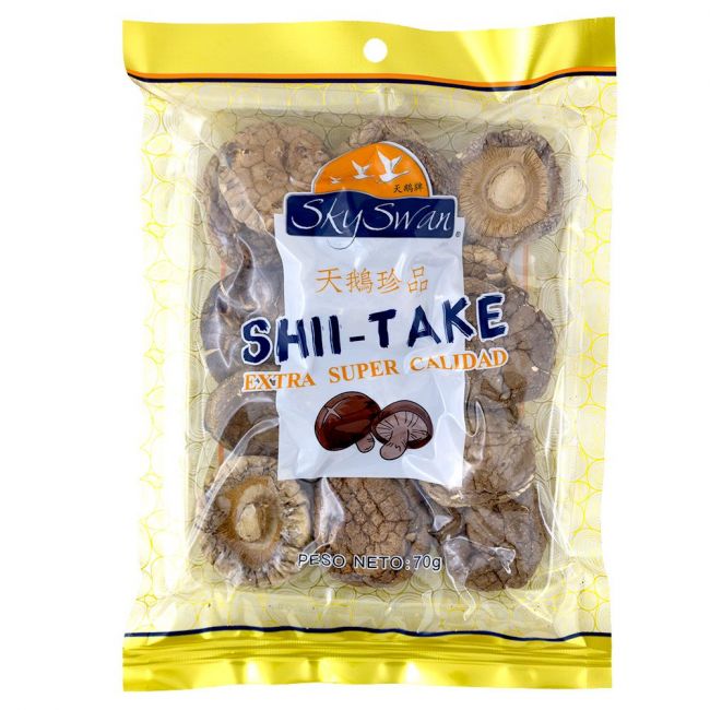 Shiitake deshidratadas extra super calidad (SKY SWAN) 70g