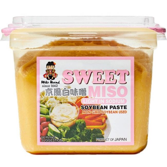 Pasta de miso dulce baja en sodio (MIKO) 500g
