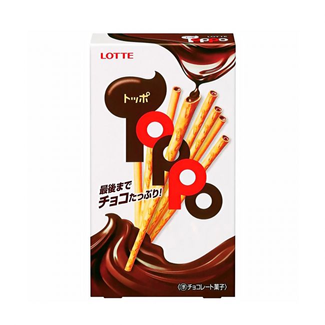 Pretzel relleno de chocolate TOPPO (LOTTE) 44gr