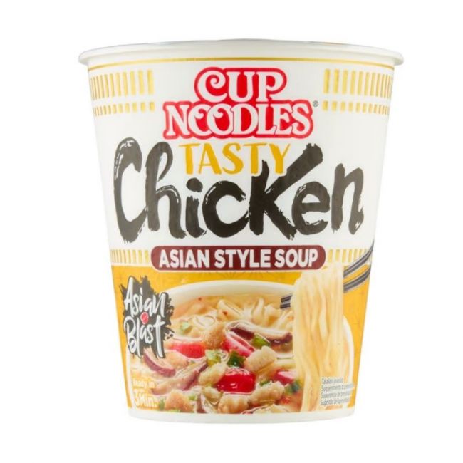 Tallarines cup pollo (NISSIN) 63g