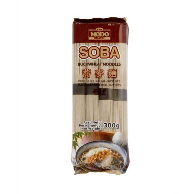 Tallarines soba de trigo sarraceno estilo japonés (MODO) 4Paqx75g