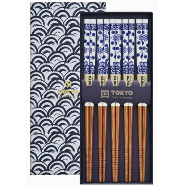 PALILLO SETx5 pares "caja-ola azul".