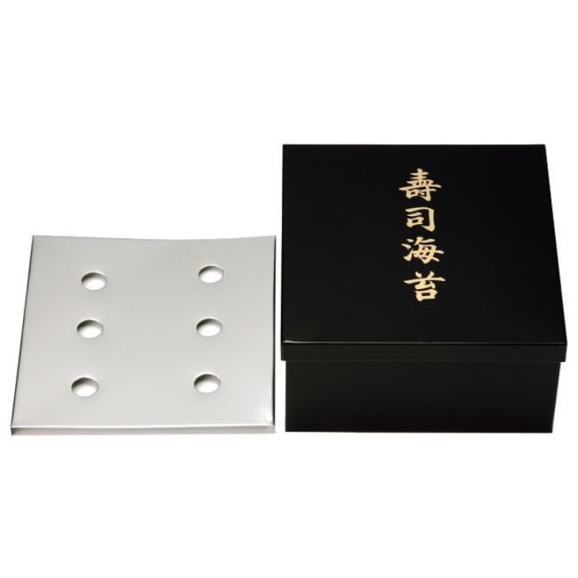 CAJA P/ALGA NORI 22,5x22x11CM "negra"