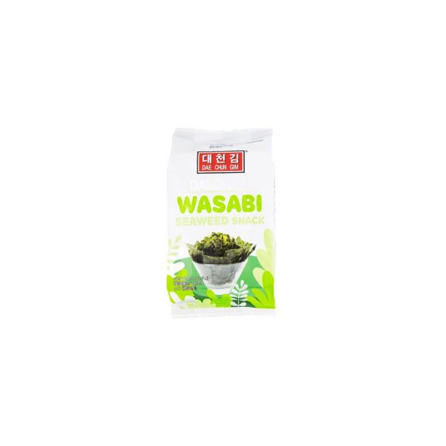 Algas snack sabor wasabi (DAE CHUN GIM) 4g