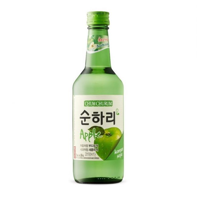 Soju con un toque de manzana 350ml Corea (Alc.12%)