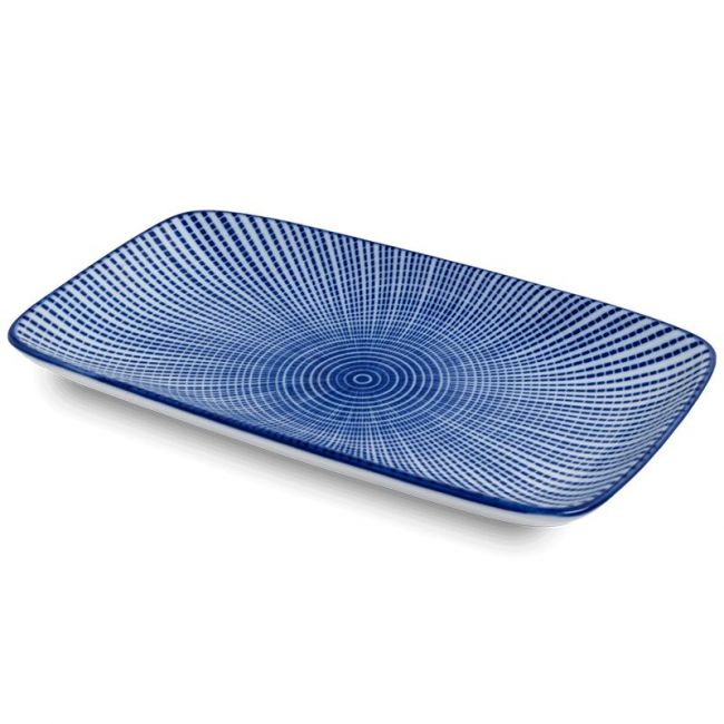 Plato rectangular "Tokusa" 22x12,5cm