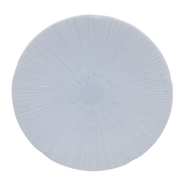 Plato redondo. Modelo: "Sky white".