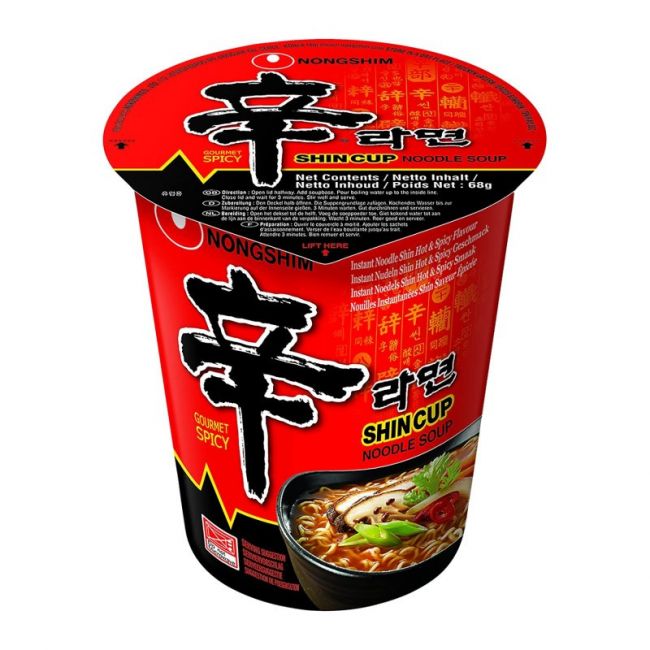 Tallarines cup (NONG SHIM) hot&spicy 68 g