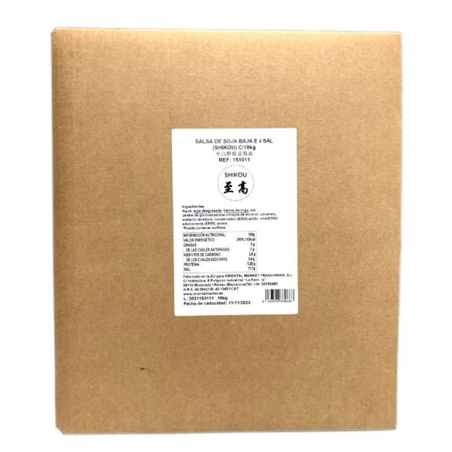 Salsa de Soja con Menos Sal (SHIKOU) 18kg (20lt)