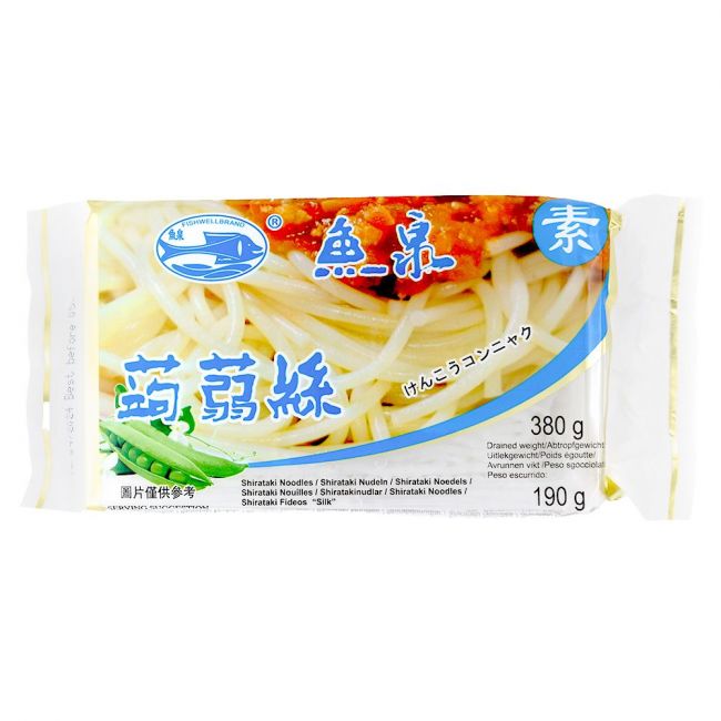 Fideo shirataki konjac (FISH WELL) 380g
