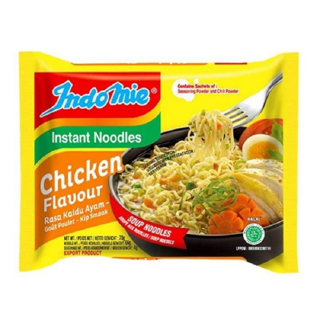 Fideos instantáneos de pollo (INDOMIE) 70g