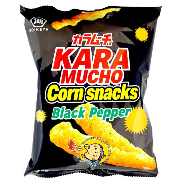 Patatas de maíz sabor pimienta negra (KOIKEYA) 65g