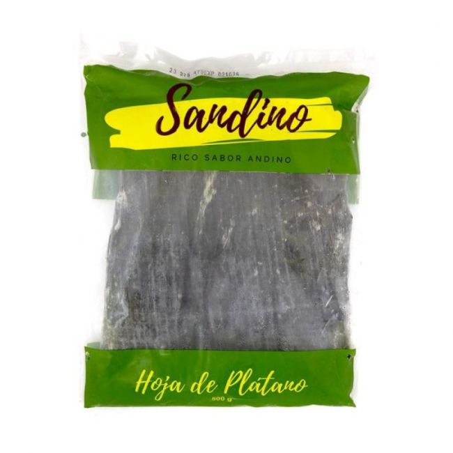 Hojas de plátano congeladas (SANDINO) 500g