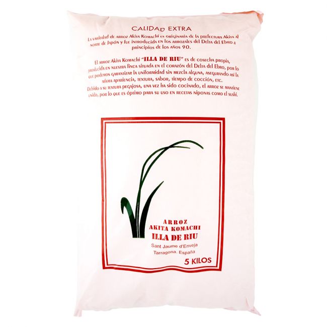 Arroz para sushi akita komachi 5kg