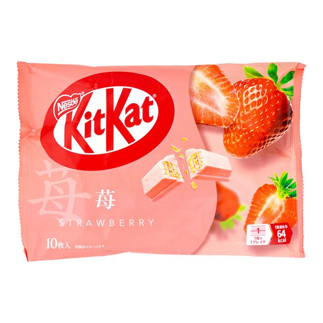Kitkat mini sabor fresa (NESTLE) 113g (10pcs)