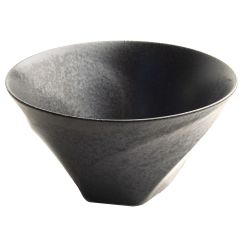 Cuenco alto de porcelana Modelo: "Black wave" 16x9cm Cuenco alto de porcelana...