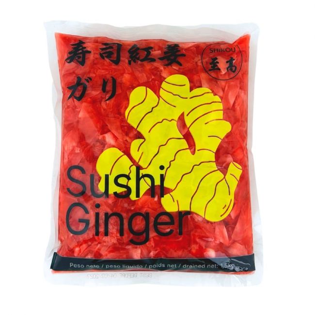 Jengibre rosa en conserva (SHIKOU) 1.5kg