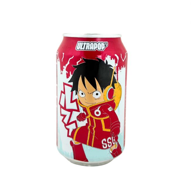 Bebida con gas sabor fresa y plátano Luffy (ONE PIECE) 330ml