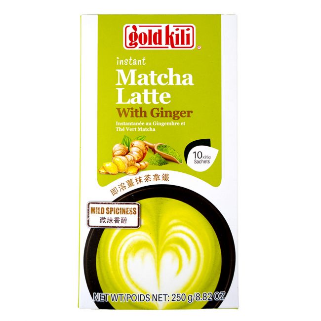 Late de matcha con jengibre instantaneo 10pcs (GOLD KILI) 250g
