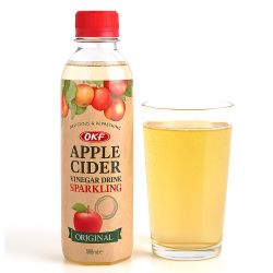 Bebida vinagre de sidra de manzana original (OKF) C/20x500ml