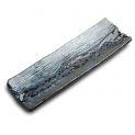 Plato rectangular 33x10,5CM. Modelo: "grafito-azul"