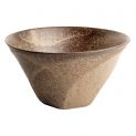 Cuenco Alto 19x10,5cm Porcelana Modelo: "Brown wave"