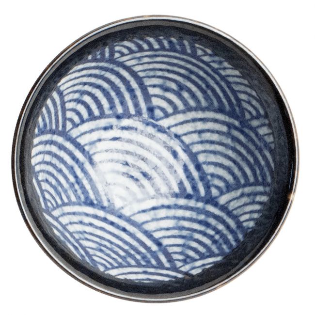 Cuenco 13x6cm Porcelana Modelo: "Japanese wave"