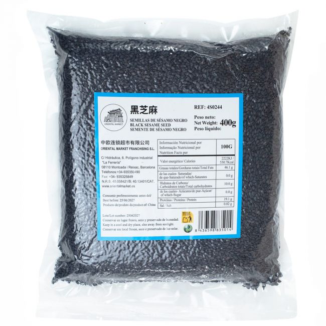 Semilla de sésamo negro (OM) 400g