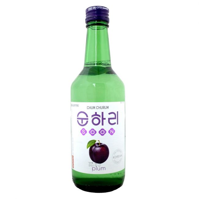 Vino soju ciruela (LOTTE) 350ml