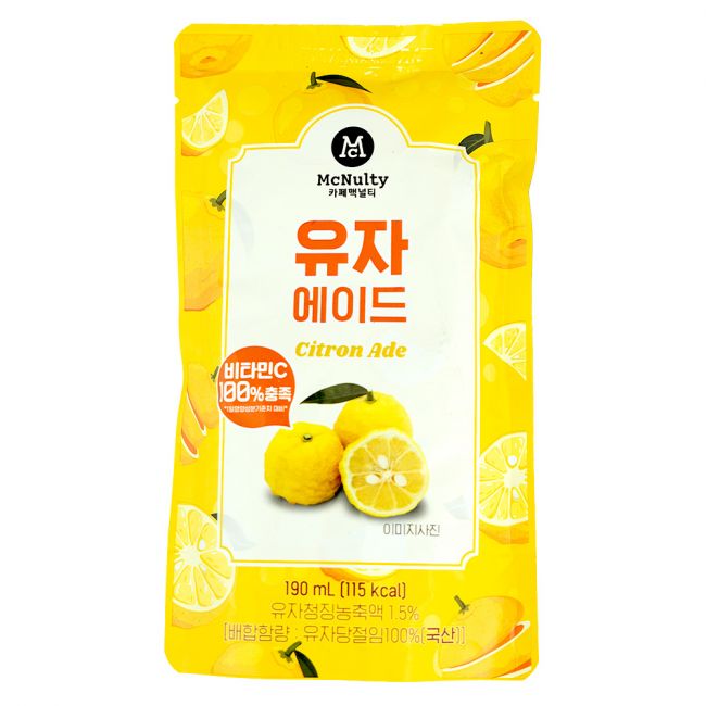 Bebida frutal mcnulty coreana Ade 190ml