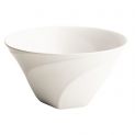 Cuenco alto de porcelana Modelo: "White wave" 19x10,5cm