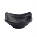 Plato melamina para salsa 9cm - Negro mate