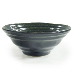 Cuenco de porcelana 18,5x7,5cm "Esmalte Verde"