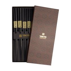 Palillos negros hexagonales...