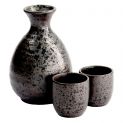 Set de Sake "marron verde"