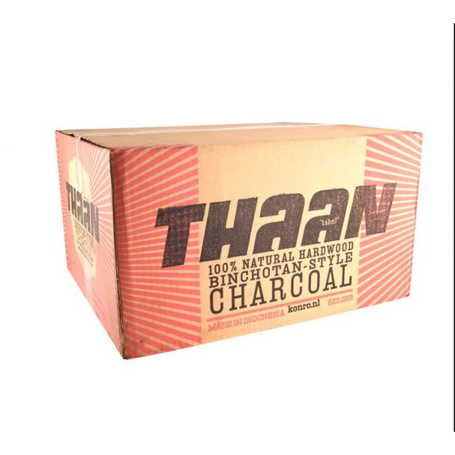 Carbón hexagonal 15x4cm. "Thaan charcoal" 13,20 kilos (6x2,2kg)