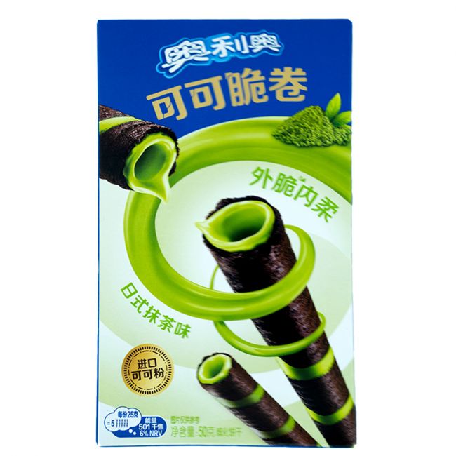 Galleta Cubierto con Chocolate Relleno de Matcha (OREO) 40g