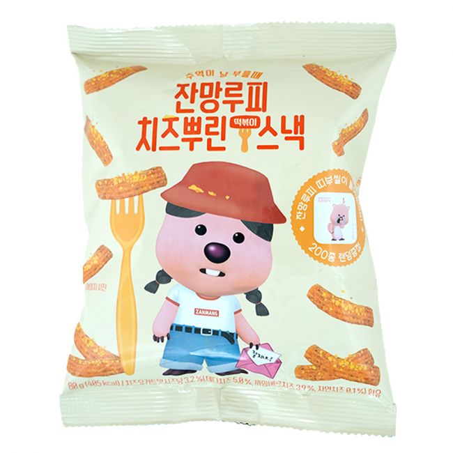 Snacks zanmangrRupy cheese topokki 80g
