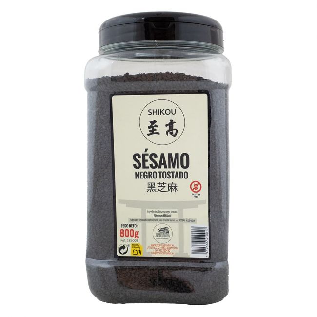 Sesamo Negro Tostado (SHIKOU) 800g